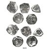 Image 1 : Lot of 5 Mexico City, Mexico, cob 2 reales, various periods (Philip IV to Philip V) and assayers (wh