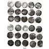 Image 1 : Lot of 15 Mexico City, Mexico, cob 1R, Philip II, assayer O.