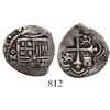 Image 1 : Mexico City, Mexico, cob 1 real, (1)664P, very rare (unlisted).