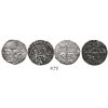 Image 1 : Lot of 2 Mexico City, Mexico, cob 1/2R, Philip II, assayer O (oM-O and O-oM).