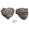 Image 1 : Mexico City, Mexico, cob 1/2 real, 1692L, very rare.
