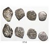 Image 1 : Lot of 4 Mexico City, Mexico, cob 1/2R, various periods and assayers (where visible).