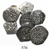 Image 1 : Lot of 7 Mexico City, Mexico, cob 1/2R, various periods (Philip II to Philip V) and assayers.