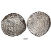Image 1 : Lima, Peru, cob 4 reales, Philip II, assayer Rincon, R to left, motto PL-VSV-LT, rare.
