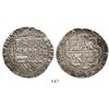 Image 1 : Lima, Peru, cob 8 reales, Philip II, assayer Diego de la Torre, P-(8) to left, *-oD to right.