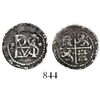Image 1 : Lima, Peru, cob 1/2 real, Philip II, assayer Diego de la Torre, P to left, * to right of monogram.