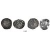 Image 1 : Lot of 2 Lima, Peru, cob 1/2R, Philip II, assayer Diego de la Torre, one with oD to left, P to right