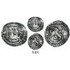 Image 1 : Lima, Peru, cob 1/4 real, Philip II, assayer Diego de la Torre, * to left and P to right of castle, 