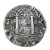 Image 2 : Lima, Peru, cob 4 reales Royal, 1739V, extremely rare.