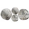 Image 1 : Potosi, Bolivia, cob 8 reales, Philip II, assayer C below erasure, very rare.