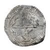 Image 3 : Potosi, Bolivia, cob 8 reales, Philip II, assayer C below erasure, very rare.