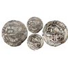 Image 1 : Potosi, Bolivia, cob 8 reales, Philip II, assayer C below erasure, very rare.