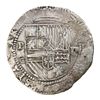 Image 2 : Potosi, Bolivia, cob 8 reales, Philip II, assayer C below erasure, very rare.