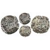 Image 1 : Potosi, Bolivia, cob 8 reales, Philip IV, assayer R (Ramirez, 1646-48), extremely rare.