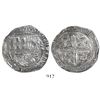 Image 1 : Potosi, Bolivia, cob 4 reales, Philip II, assayer B (1st period, "Lima style").