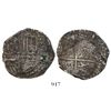Image 1 : Potosi, Bolivia, cob 4 reales, (162)1(?) (possibly "16ZIII"), assayer not visible, quadrants of cros