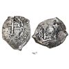 Image 1 : Potosi, Bolivia, cob 8 reales, 1702Y.