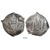 Image 1 : Potosi, Bolivia, cob 8 reales, 1709Y.