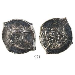 Potosi, Bolivia, cob 8 reales, 1709Y.