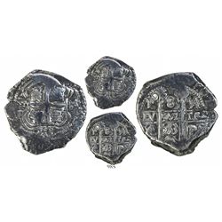 Potosi, Bolivia, cob 8 reales, 1733YA, rare.