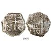 Image 1 : Potosi, Bolivia, cob 8 reales, 1773/2V-(Y), assayers at upper-right and lower-left, rare.