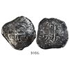 Image 1 : Potosi, Bolivia, cob 4 reales, 1735E.