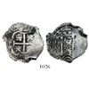 Image 1 : Potosi, Bolivia, cob 2 reales, 1683V.