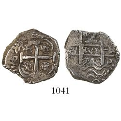 Potosi, Bolivia, cob 2 reales, 1748q.