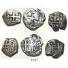 Image 1 : Lot of 3 Potosi, Bolivia, cob 2 reales, various dates (1692VR, 1736E and 1759q).