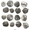 Image 1 : Lot of 8 Potosi, Bolivia, cob 1R, Philip IV to Charles III, various dates and assayers (1656E, 1667E