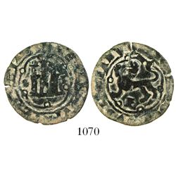 Santo Domingo, Dominican Republic, copper 4 maravedis, Emperor Charles V (Charles I of Spain), assay