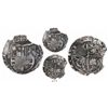 Image 1 : Panama, cob 4 reales, Philip II, assayer oB to left, mintmark-denomination AP-IIII to right, very ra