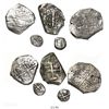 Image 1 : Mixed lot of 5 silver cobs of Spain and the Spanish colonies, various periods, all clipped and/or cu