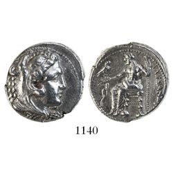 Kings of Macedon, AR tetradrachm, Alexander III (the Great), 336-323 BC, lifetime issue, Tarsos, ca.