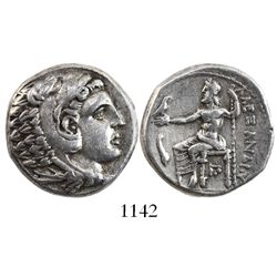 Kings of Macedon, AR tetradrachm, Alexander III (the Great), 336-323 BC, Amphipolis mint, struck ca.