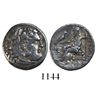 Image 1 : Kings of Macedon, AR drachm, Alexander III (the Great), 336-323 BC, Abydos, ca. 310-301 BC, struck u