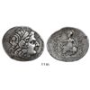 Image 1 : Kings of Thrace, AR tetradrachm, Lysimachos, 305-281 BC, Byzantion mint, 2nd-1st century BC.