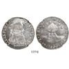 Image 1 : Potosi, Bolivia, 4 soles, 1830JL, encapsulated NGC MS 63, tied for finest known specimen in NGC cens