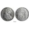 Image 1 : Santiago, Chile, bust 8 reales, Ferdinand VII (military bust), 1810FJ, encapsulated PCGS AU53.