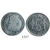 Image 1 : Santiago, Chile, bust 2 reales, Ferdinand VII, 1809FJ.