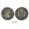 Image 1 : Santiago, Chile, bust 1 real, Charles III, 1778/7DA.