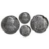 Image 1 : Bogota, Colombia, bust 2 reales, Charles IV, 1792JJ, encapsulated NGC F 12, rare, ex-Ortiz Murias.