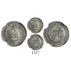 Honduras, 5 centavos, 1896/86, encapsulated NGC MS 62.
