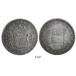 Mexico City, Mexico, pillar 8 reales, Charles III, 1770MF.