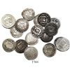 Image 1 : Lot of 17 Mexico City, Mexico, pillar 1/2R, Philip V through Charles III, various dates (1741MF, 174