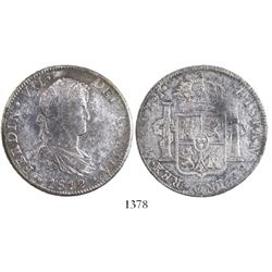 Mexico City, Mexico, bust 8 reales, Ferdinand VII, 1812JJ.