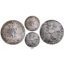 Guadalajara, Mexico, 1 peso, 1870C, encapsulated PCGS MS62, finest known.
