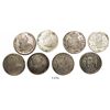 Image 1 : Lot of 4 Lima, Peru, bust 8 reales, Charles IV and Ferdinand VII, as follows: 1791IJ, 1793IJ, 1799IJ