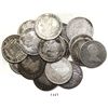 Image 1 : Large lot of 17 Lima, Peru, bust 2 reales, Charles III through Ferdinand VII, various dates.