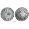 Image 1 : Philippines (under Spain), 8 reales, Ferdinand VII, crowned "F.7.o" countermark (1832-4) on a Lima, 